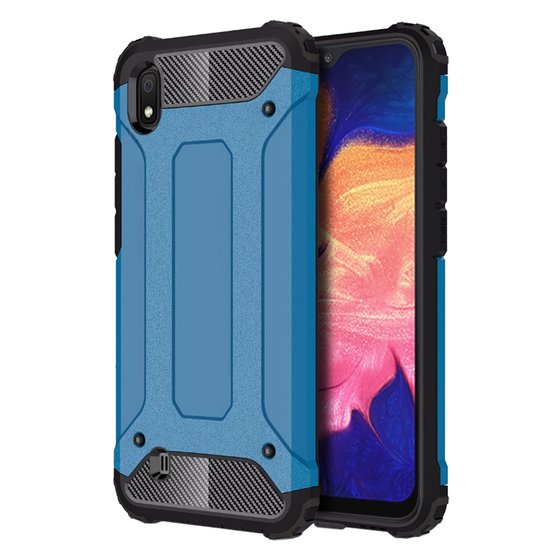 Microsonic Samsung Galaxy A10 Kılıf Rugged Armor Mavi