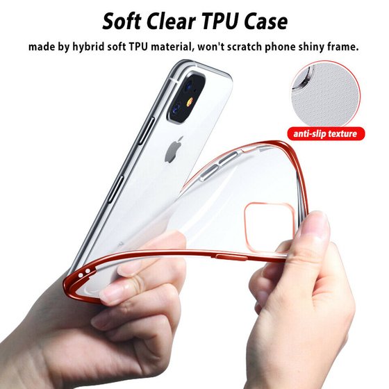 Microsonic Apple iPhone 11 (6.1'') Kılıf Skyfall Transparent Clear Mavi