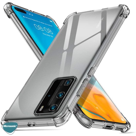 Microsonic Shock Absorbing Kılıf Huawei P40 Pro Şeffaf