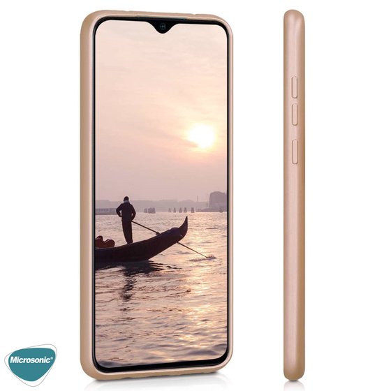 Microsonic Matte Silicone Xiaomi Redmi 9 Kılıf Rose Gold