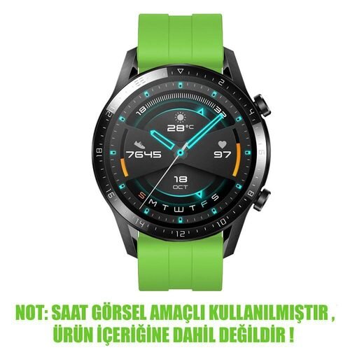 Microsonic Garmin Vivomove HR Kordon, Silicone RapidBands Yeşil