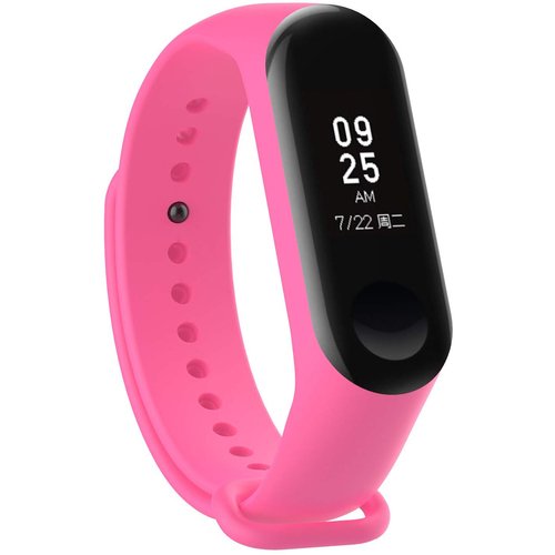 Microsonic Xiaomi Mi Band 3 / Mi Band 4 Silikon Kordon Pembe