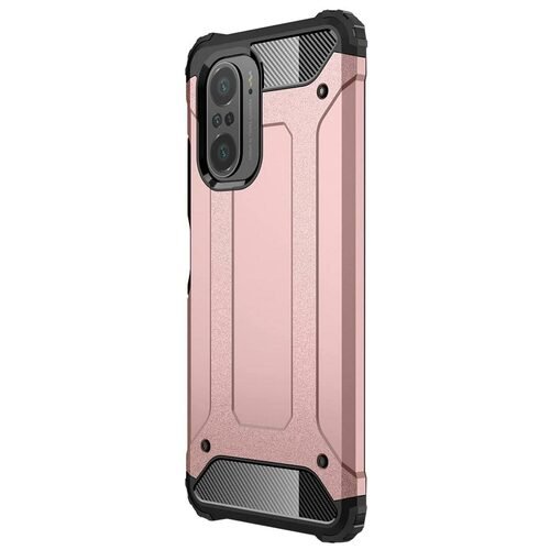 Microsonic Xiaomi Redmi K40 Pro+ Kılıf Rugged Armor Rose Gold