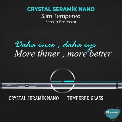 Microsonic Samsung Galaxy A23 Crystal Seramik Nano Ekran Koruyucu Siyah (2 Adet)