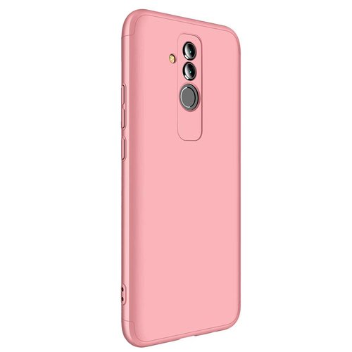 Microsonic Huawei Mate 20 Lite Kılıf Double Dip 360 Protective Rose Gold