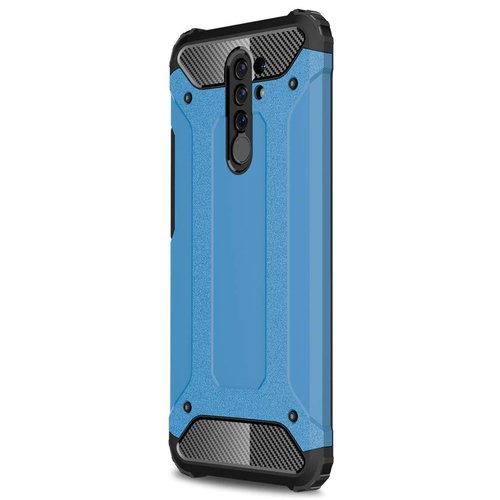 Microsonic Xiaomi Redmi 9 Kılıf Rugged Armor Mavi