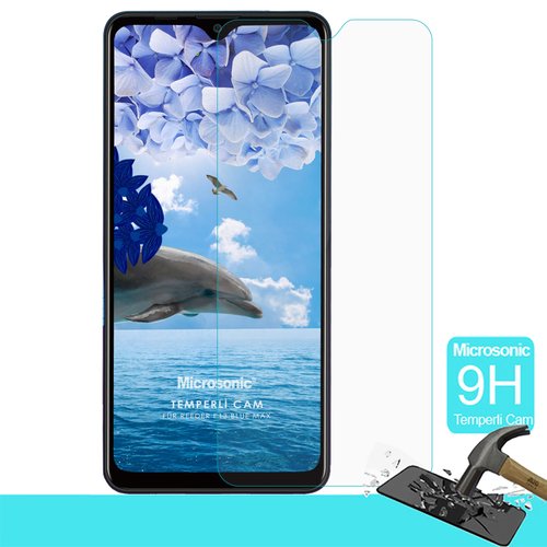 Microsonic Reeder P13 Blue Max Tempered Glass Cam Ekran Koruyucu