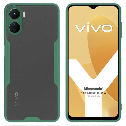 Microsonic Vivo Y16 Kılıf Paradise Glow Yeşil