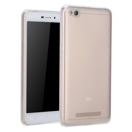 Microsonic Xiaomi Redmi 4a Kılıf Transparent Soft Beyaz