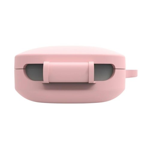 Microsonic Xiaomi Redmi Buds 6 Kılıf Askılı Mat Silikon Pembe