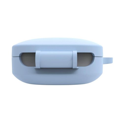 Microsonic Xiaomi Redmi Buds 6 Kılıf Askılı Mat Silikon Mavi