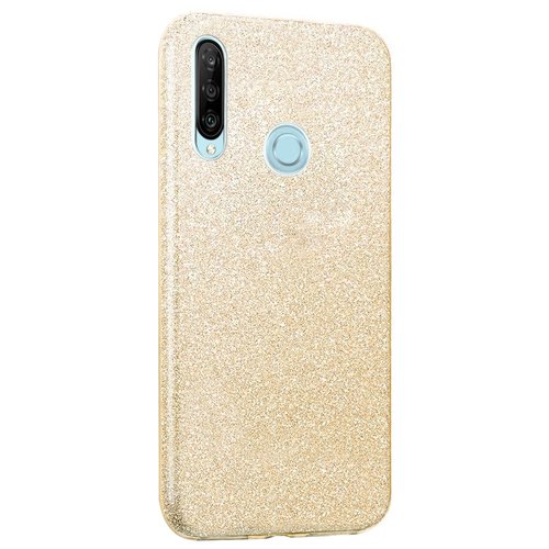 Microsonic Huawei P30 Lite Kılıf Sparkle Shiny Gold