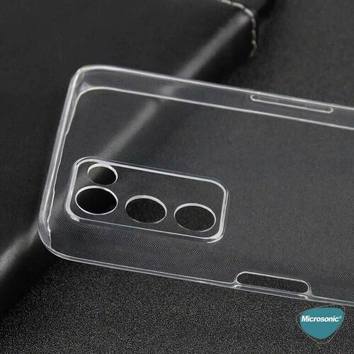 Microsonic Oppo A55 5G Kılıf Transparent Soft Beyaz