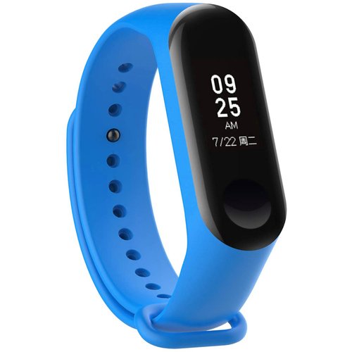 Microsonic Xiaomi Mi Band 3 / Mi Band 4 Silikon Kordon Mavi