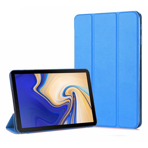 Microsonic Samsung Galaxy Tab S4 10.5'' T830 Smart Case ve arka Kılıf Mavi