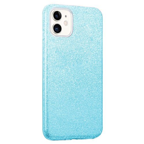 Microsonic Apple iPhone 11 Kılıf Sparkle Shiny Mavi