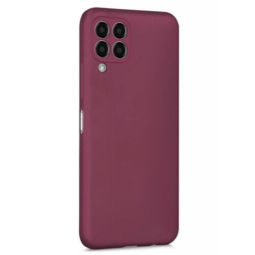 Microsonic Matte Silicone Samsung Galaxy M33 Kılıf Mor