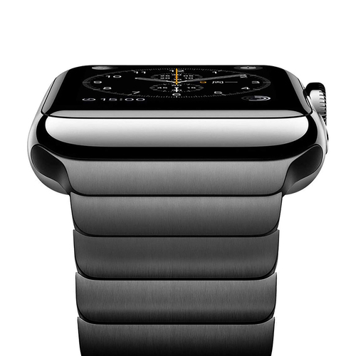 Microsonic Apple Watch SE 3 40mm Kordon Link Bracelet Band Gümüş