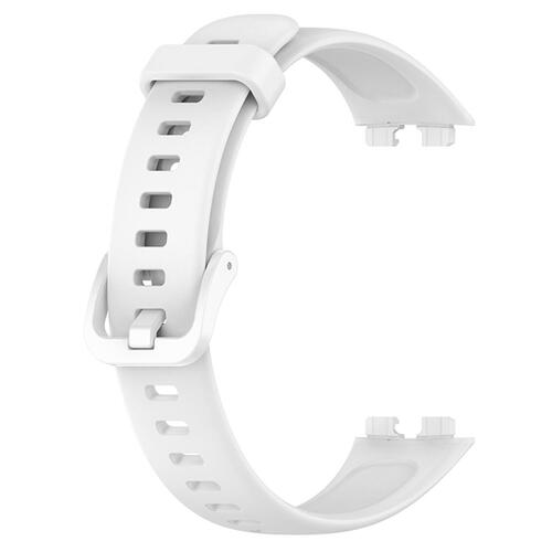 Microsonic Huawei Band 10 Kordon, Silicone Sport Band Beyaz
