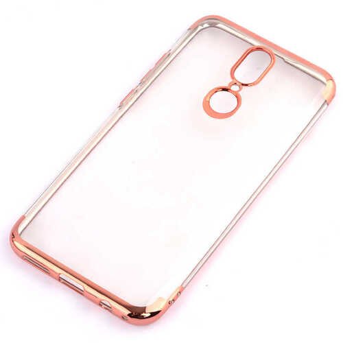 Microsonic Vestel Venüs V7 Kılıf Skyfall Transparent Clear Rose Gold