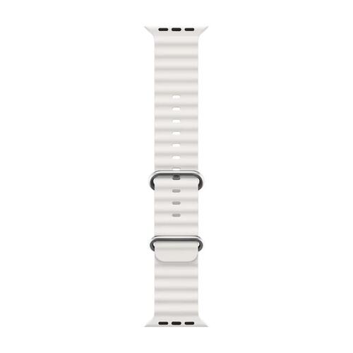 Microsonic Apple Watch SE 40mm Kordon Ocean Band Beyaz