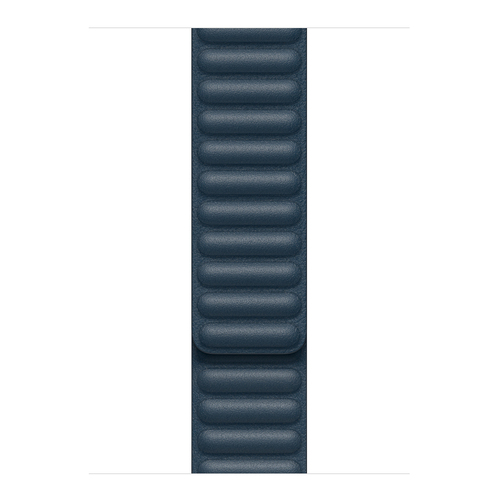 Microsonic Apple Watch SE 3 40mm Kordon Leather Link Band Lacivert