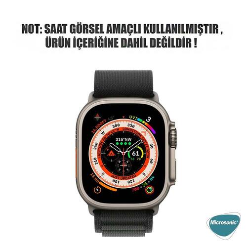 Microsonic Apple Watch Ultra Kordon Alpine Loop Siyah