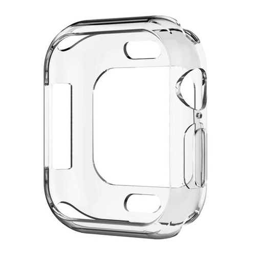 Microsonic Apple Watch SE 3 40mm Kılıf 360 Full Round Soft Silicone Şeffaf