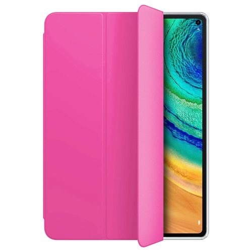 Microsonic Huawei MatePad 10.4'' Kılıf Slim Translucent Back Smart Cover Pembe