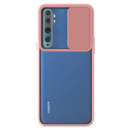 Microsonic Xiaomi Mi Note 10 Pro Kılıf Slide Camera Lens Protection Rose Gold