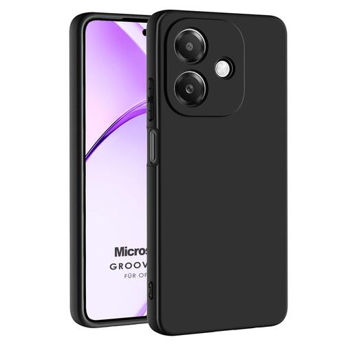 Microsonic Oppo A3 Kılıf Groovy Soft Siyah