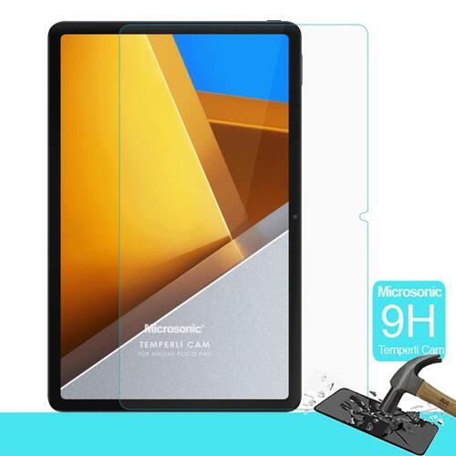 Microsonic Xiaomi Poco Pad Tempered Glass Cam Ekran Koruyucu