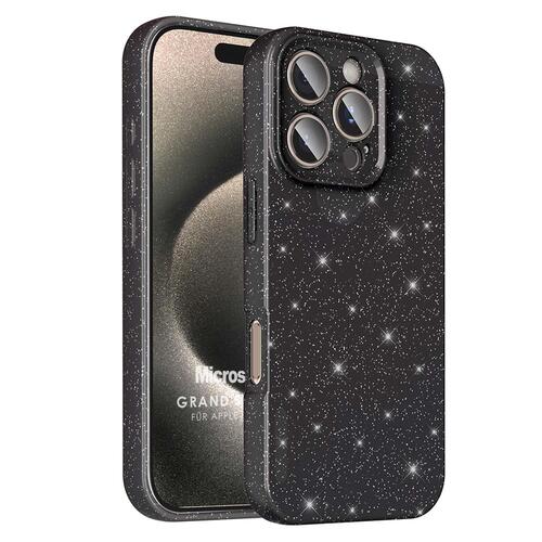 Microsonic Apple iPhone 16 Pro Kılıf Grand Stardust Siyah