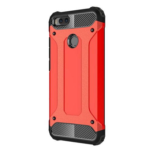 Microsonic Xiaomi Mi 5X Kılıf Rugged Armor Kırmızı