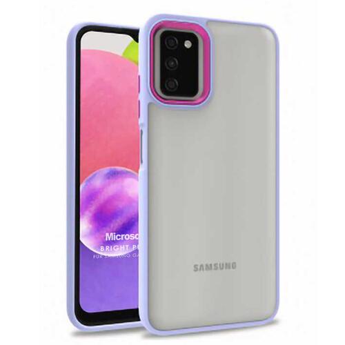 Microsonic Samsung Galaxy A03S Kılıf Bright Planet Lila