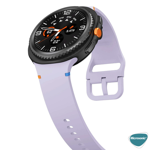 Microsonic Samsung Galaxy Watch Ultra 2025 Kordon ProMotion Sport Lila
