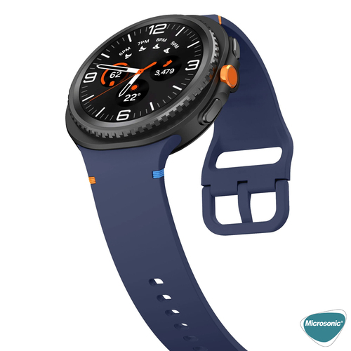Microsonic Samsung Galaxy Watch Ultra 2025 Kordon ProMotion Sport Lacivert
