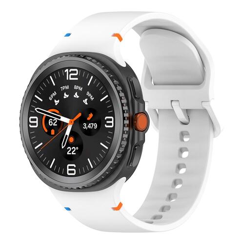 Microsonic Samsung Galaxy Watch Ultra 2025 Kordon ProMotion Sport Beyaz