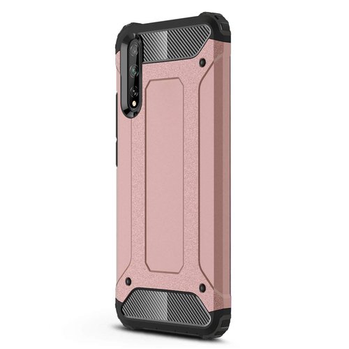 Microsonic Huawei P Smart S Kılıf Rugged Armor Rose Gold