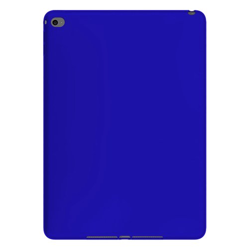 Microsonic Matte Silicone Apple iPad Air 2 (A1566-A1567) Kılıf Mavi