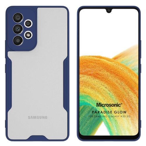 Microsonic Samsung Galaxy A33 5G Kılıf Paradise Glow Lacivert