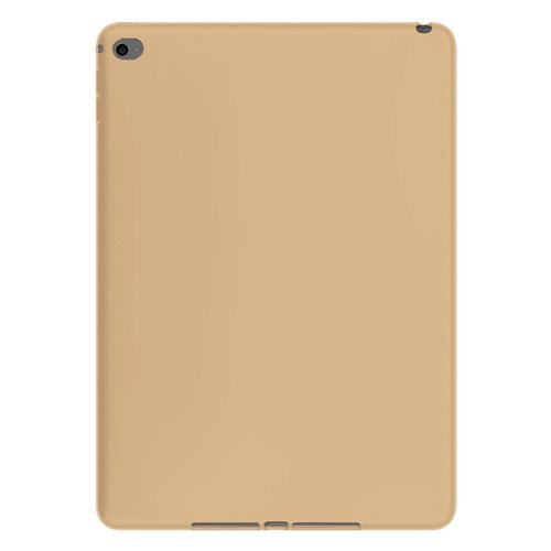 Microsonic Matte Silicone Apple iPad Air 2 (A1566-A1567) Kılıf Gold