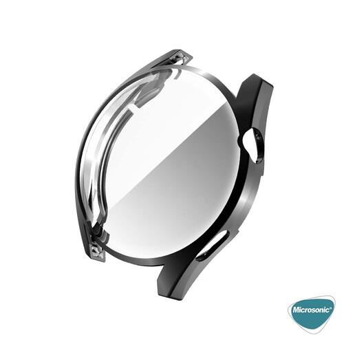 Microsonic Huawei Watch GT 6 46mm Kılıf 360 Full Round Soft Silicone Şeffaf
