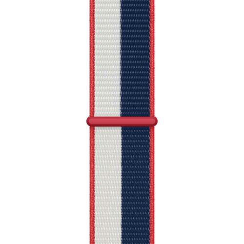 Microsonic Apple Watch Series 6 40mm Hasırlı Kordon Woven Amerikan International Collection Spor Loop