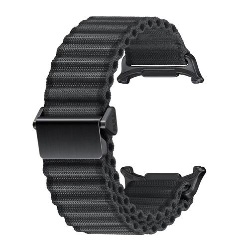 Microsonic Samsung Galaxy Watch Ultra 2025 Kordon Alpine Loop Siyah