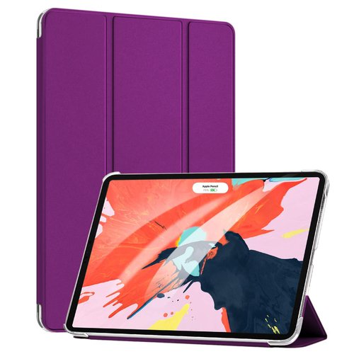 Microsonic Apple iPad 11'' 2018 (A1980-A2013-A1934-A1979) Smart Case ve arka Kılıf Mor