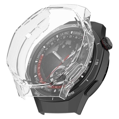 Microsonic Huawei Watch GT 6 Pro 46mm Kılıf Ekranı Tam Kaplayan 360 Full Round Soft Silicone Şeffaf