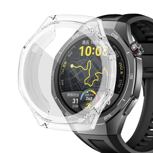 Microsonic Huawei Watch GT 6 Pro 46mm Kılıf Ekranı Tam Kaplayan 360 Full Round Soft Silicone Şeffaf