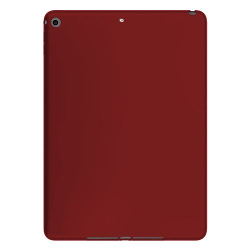 Microsonic Matte Silicone Apple iPad Air (A1474-A1475-A1476) Kılıf Kırmızı