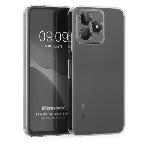 Microsonic Realme Note 50 Kılıf Transparent Soft Şeffaf